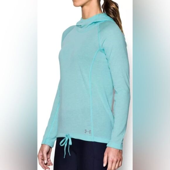 Under Armour Threadborne Train Hooded Sweatshirt Hood Twist Size Medium - Picture 1 of 7